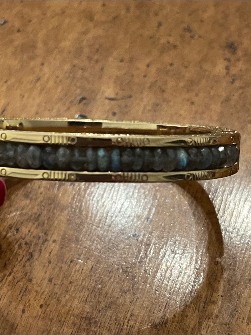 Brighton Spectrum Hinged Bangle in Ice